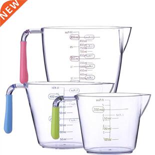 3pcs/set Plastic Measuring Cup,Digital Cake Measurements