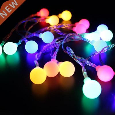 10m/6m/m LED Ball String Lights Fairy Garland Christmas Out