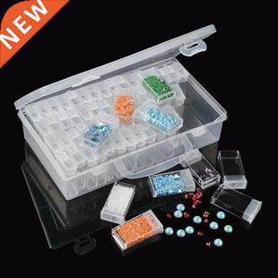 64Grids Clear Plastic Diamond Storage Box  Diamond Painti