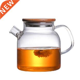 Borosilicate Glass Teapot Big Transparent 600ml 1L/1.8L