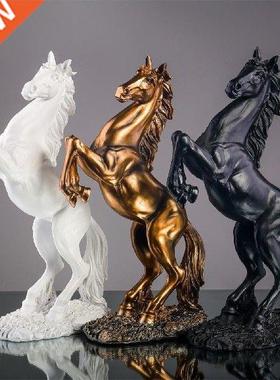 Anti-fade Horse Figurine Precisely Detail Resin Attract