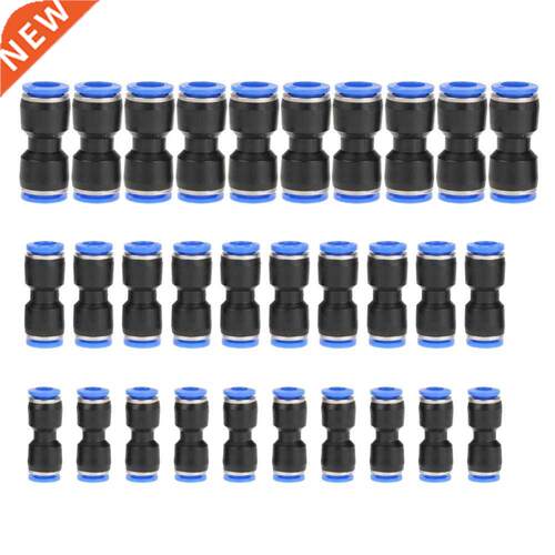 30 pcs PU6 PU8 PU10 Quick Release Straight Push Line Fitting