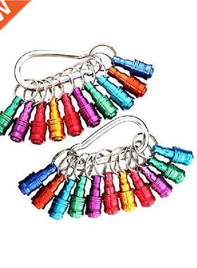 21Pcs 1/4 Inch Hex Shank Keychain Extension Bar Screwdriver