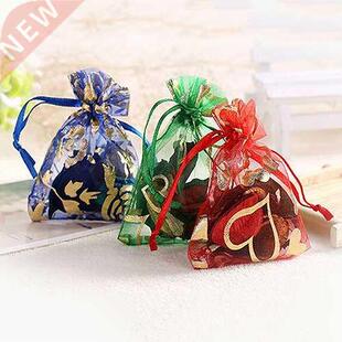New 100ps Organza Jewelry Gift Organza Bags Wedding Favors