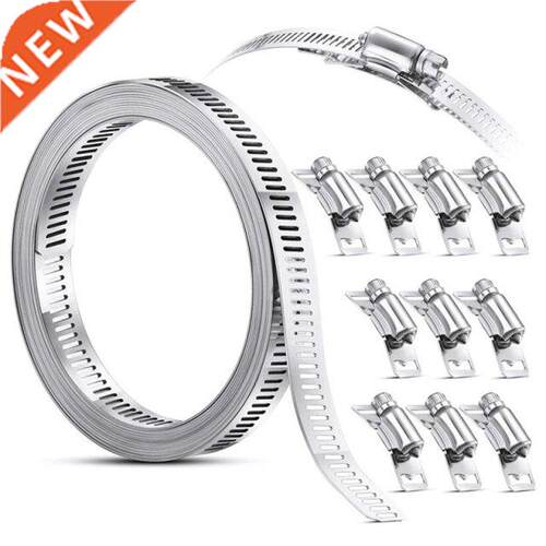 G6DA Adjustable 304 Stainless Steel Hose Clamp with Fastener