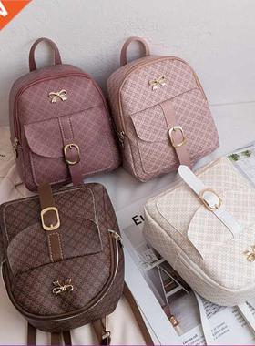 Printing Retro Letter Luxury Designer Pu Leather Sall Backp