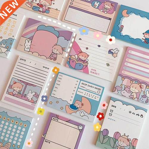 MINKYS Kawaii 50 Sheets Memo Ps Note Paper To Do List Chec