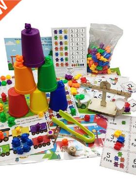 Perfect Counting Bears With Stacking Cups Set - Montessori