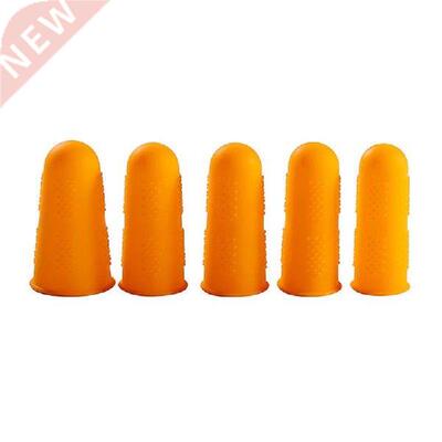 5 Buah Pelindung Jari Silikon Anti Selip Pelindung Jari