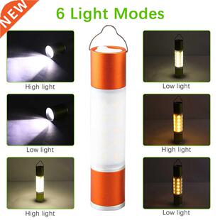 Lantern Rechargeable Hangng Flashlght Zoomable 4pcs USB