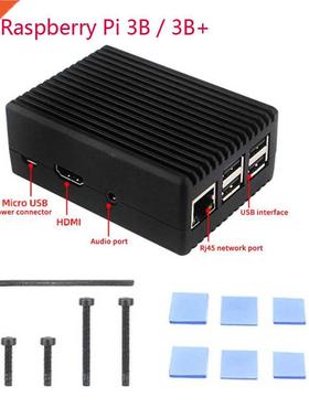 Raspberry P 3 Coolng Case for P 3B Alumnum Alloy Passve