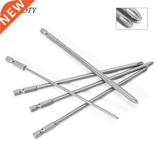 5 Pcs 1/4'' 150mm Long S2 Magnetic Cross Head PH1 PH2 Electr