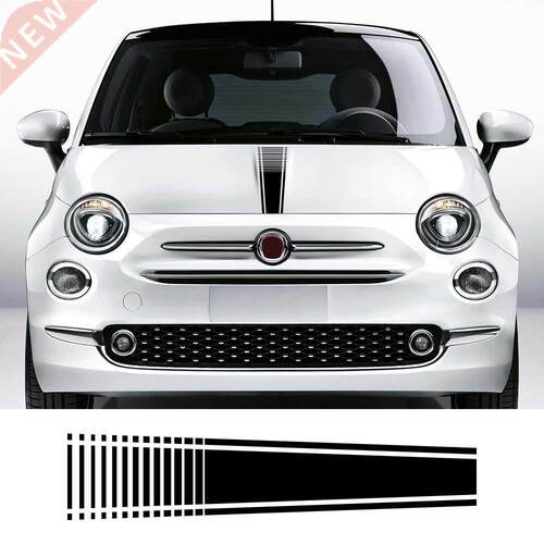 Car Hood Bonnet Stickers For Fiat 500 Abarth Auto DIY Stripe