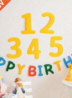 Korean Style Felt Number Ins 0-9 Felt Digital Wall Stickers