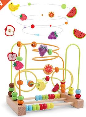 Montessori Toys for Children Kids Maze Circles Abacus Math T