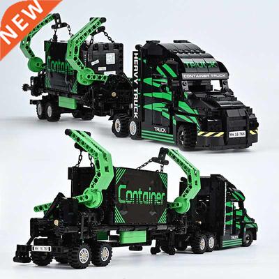 1202pcs Technical City Truck Engineering Model Building Bloc