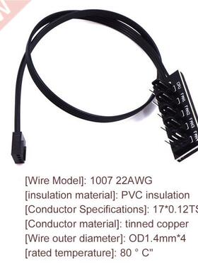 9.5cm 1 to 5 4-pins TX4 PWM CPU Cooler / Case / Chasis Cool