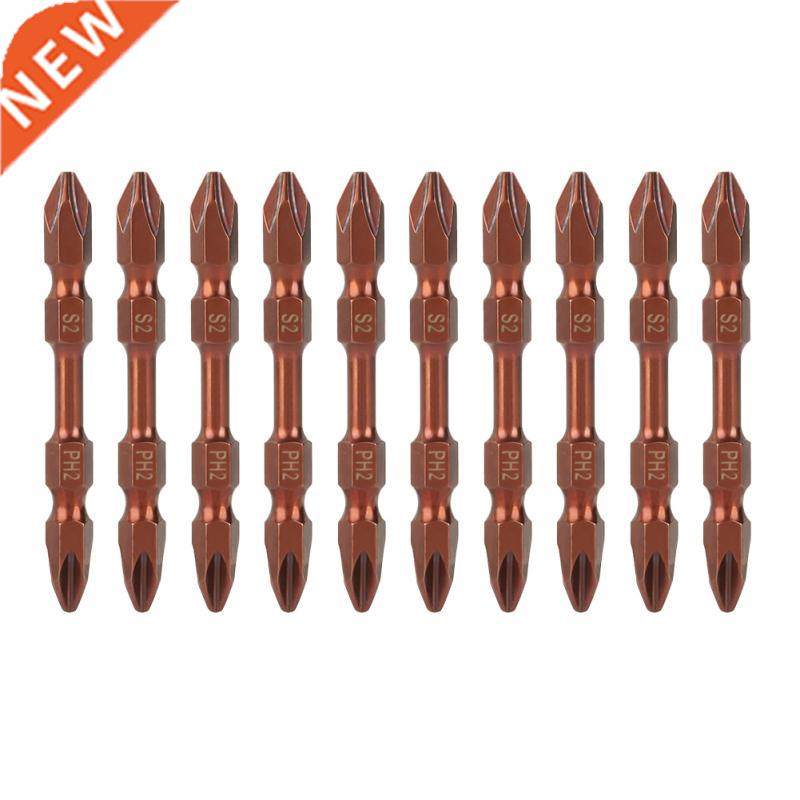 10Pcs 65mm Electric Screwdriver Bits Set 5A Alloy Double B