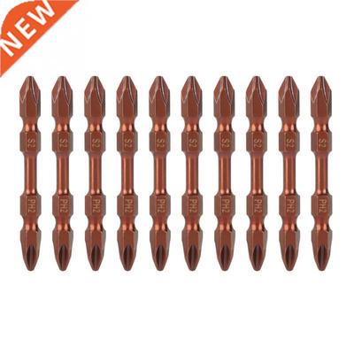 10Pcs 65mm Electric Screwdriver Bits Set 5A Alloy Double B