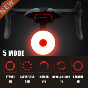 Backpack-Lamp Helmet Tail-Light Bike Led Bicycle Chargeable