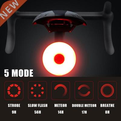 Backpack-Lamp Helmet Tail-Light Bike Led Bicycle Chargeable