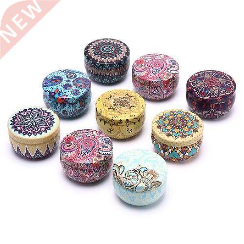 Tin Box Metal Tin Jars Iron Tea Box Cookies Case Small
