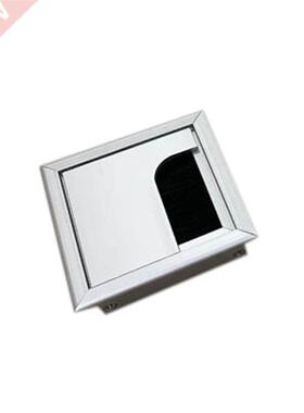 Aluminium Square Rectangle Desk Computer Wire Cable Outlet I