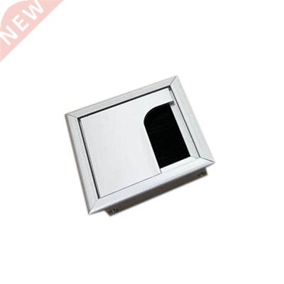 Aluminium Square Rectangle Desk Computer Wire Cable Outlet I