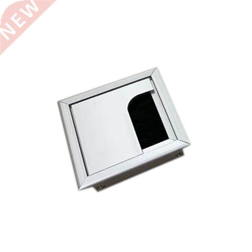 Aluminium Square Rectangle Desk Computer Wire Cable Outlet I