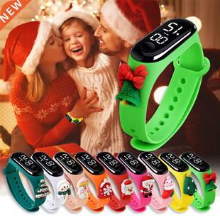 Wristwatch LED Sport Bracelet Christmas Doll Cartoon Doll El