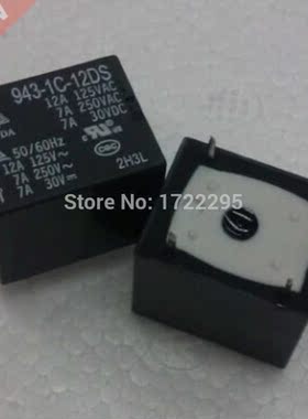 FREE SHIPPING New Relay 12V 94-1C-12DS 5 pin T7 one open a
