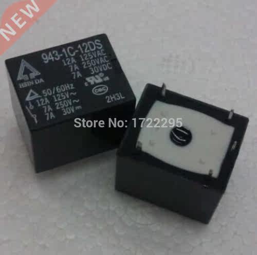 FREE SHIPPING New Relay 12V 94-1C-12DS 5 pin T7 one open a