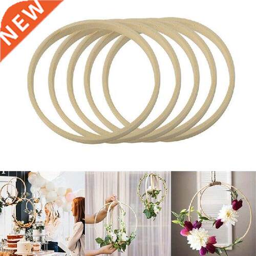 5Pcs 10-17.5cm Wooden DIY Handmade Embroidery Hoop Craft