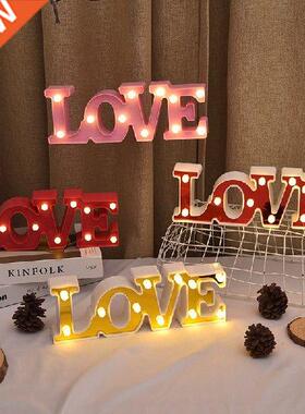 New Letter LED Love Lmp Wedding Confession Romntic Red