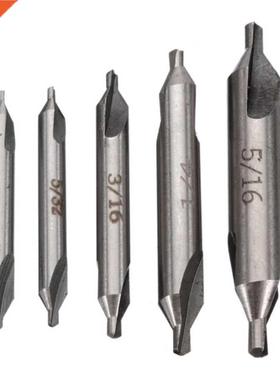 5PCS 60° HSS Center Spotting Drill Bit Combined Counters