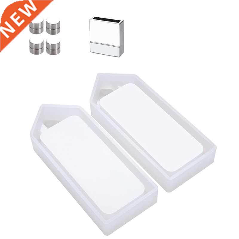 D House Shape Piggy Bank Silicone Resin Mold Coin Storage B