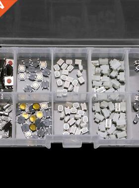 250 Pcs 10 Models Tactile Button Switch Micro Button Switche