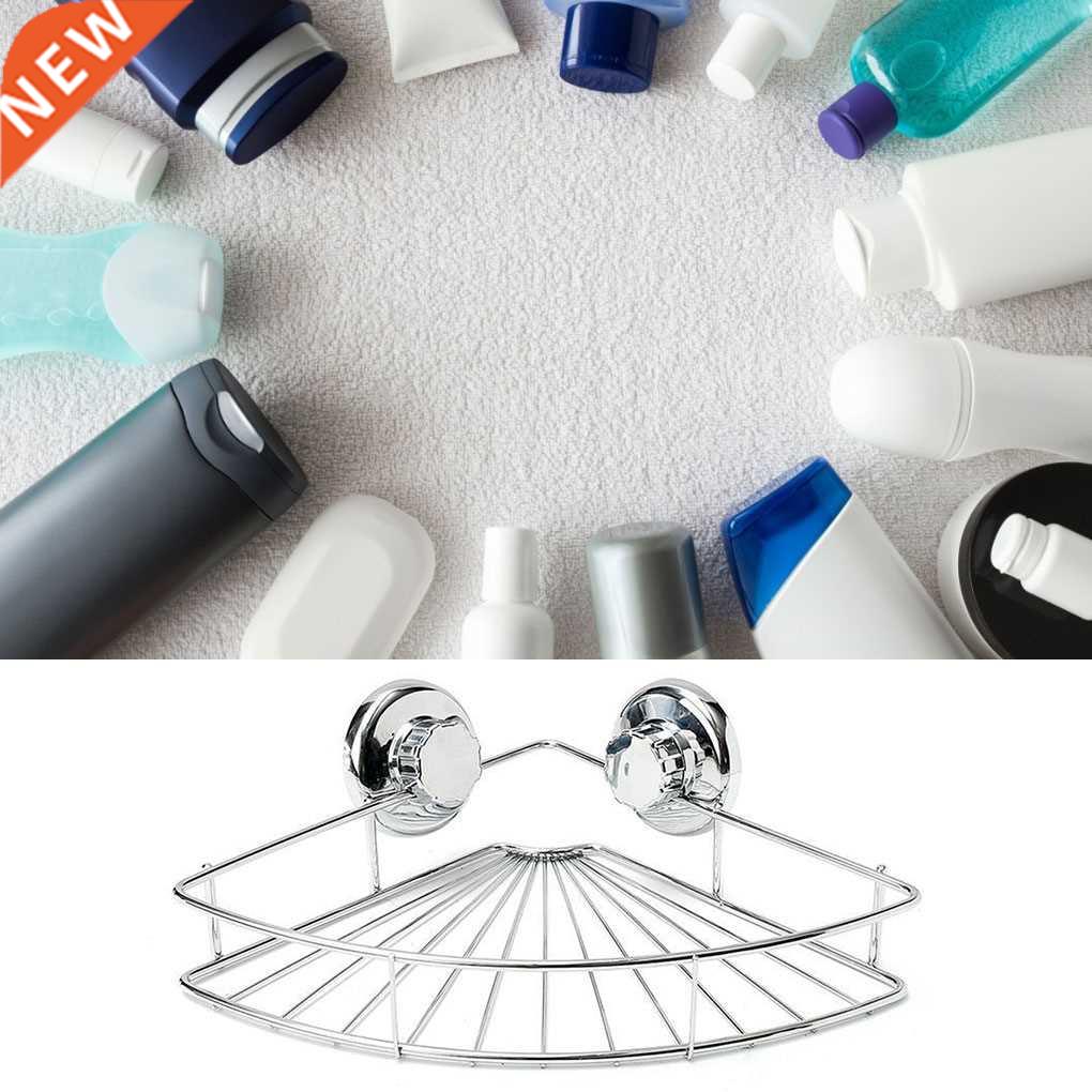Stainless Steel Rack Punch-Free Bathroom Suction Shelf
