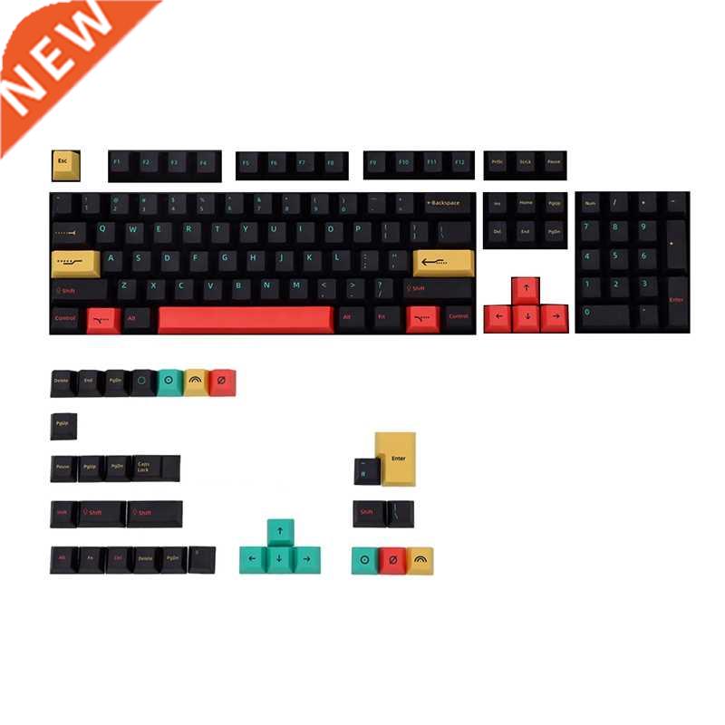 Metropolis Keycaps Sublimation PBT Mechanical Keyboard 136 K