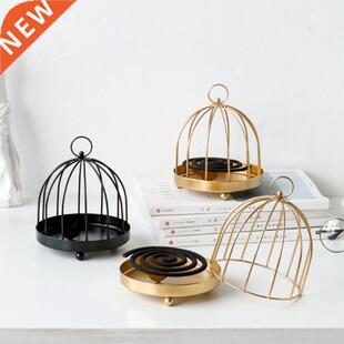 Nordic Style Metal Iron Mosquito Coils Holder Birdcage