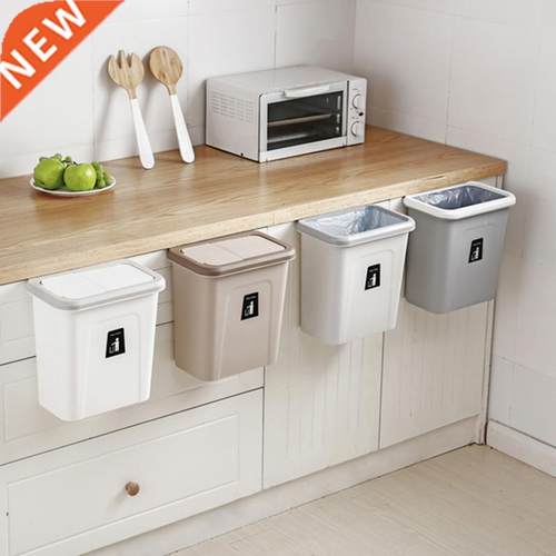 7L Waste Bin Kitchen Cabinet Door Hanging Trash Bin Trash