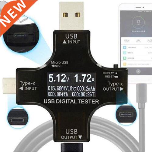 Amp USB Multmeter Power Voltmeter Testers Voltage
