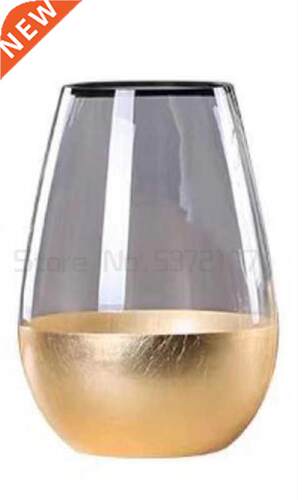 Nordic Gold Candle Holders Windbreak Vase Candle Holder