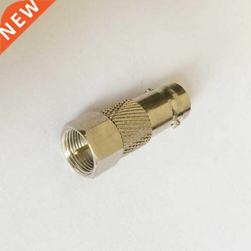 F Male Plug to BNC Female Jack Straight RF Connector Adapter