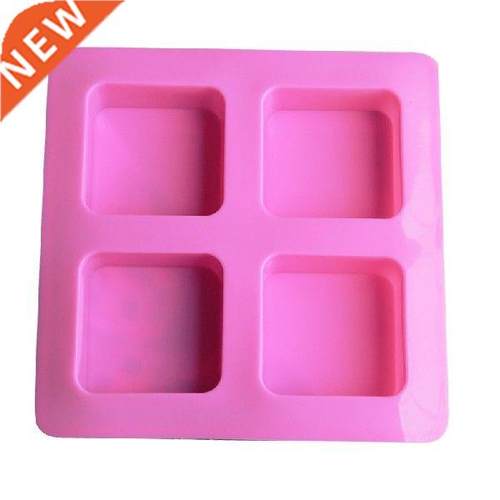 Soap Molds Square 4 Cavity Cake Decorating Tools Baking