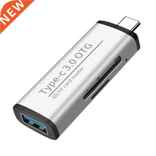 Multi-functional Type C OTG Card Reader with USB Female Inte