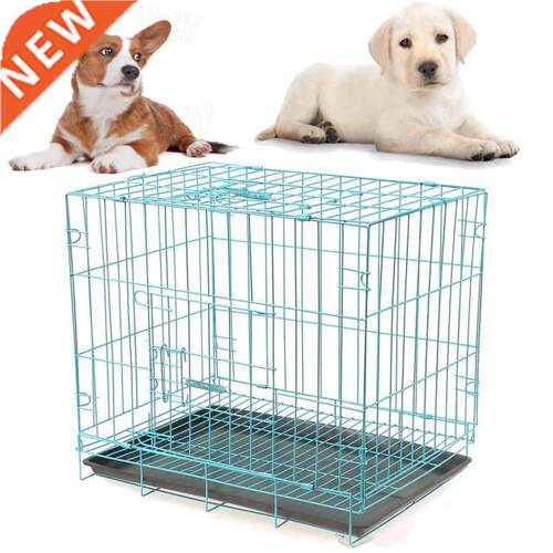 Foldable Pet Playpen Steel Wire Fence Puppy Kennel House Pup