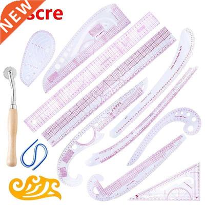 13pcs Sewing Ruler Line French Curve Ruler Cutting Mat Set