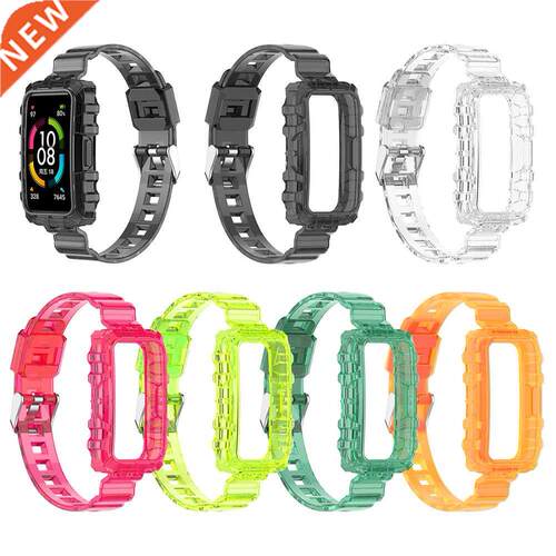 TPU Transpent Watch Strap For Huawei Honor Band 6 Soft Wri