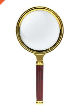 70mm Magnifier 10X Magnifying Glass Handle Loupe Reading Jew